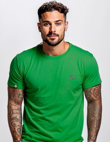 Camiseta Dry Fit UV 50+ Verde Folha...