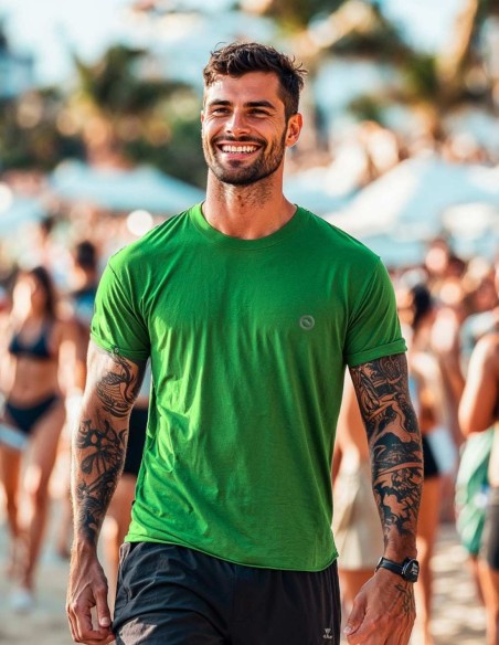 Camiseta Dry Fit UV 50+ Verde Floresta