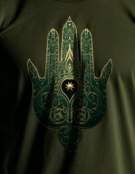 Camiseta Dry Fit UV 50+ Mística Mão de Fátima