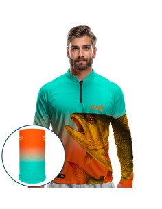 Combo Premium Camisa de Pesca Pro Elite Dourado do Rio...