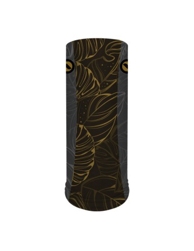 Detalhe da estampa sublimada Combo de Pesca Pesca Tucunaré Azul Gold com camisa punholuva Dry UV50+ e Máscara