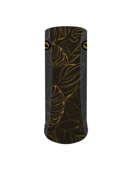 Detalhe da estampa sublimada Supercombo de Pesca Pesca Tucunaré Azul Gold com camisa punholuva Dry UV50+, Máscara e Boné