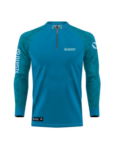 Supercombo de Pesca Black Bass Kid Ocelos Blue vista frontal Dryfit com camisa punholuva Dry UV50+, Máscara e Boné