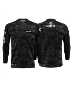 Supercombo de Pesca Army Black Dryfit com camisa punholuva Dry UV50+, Máscara e Boné 2