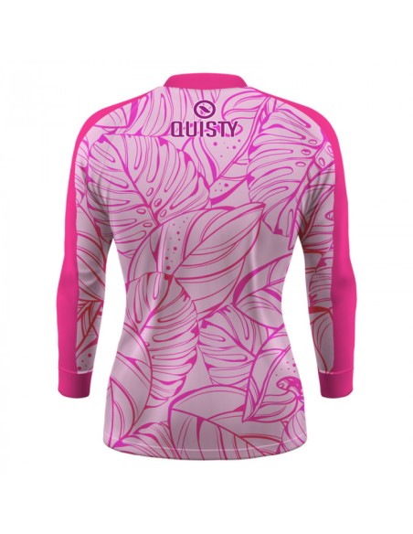 Supercombo de Pesca Feminina Fishing vista traseira Dryfit com camisa punholuva Dry UV50+, Máscara e Boné