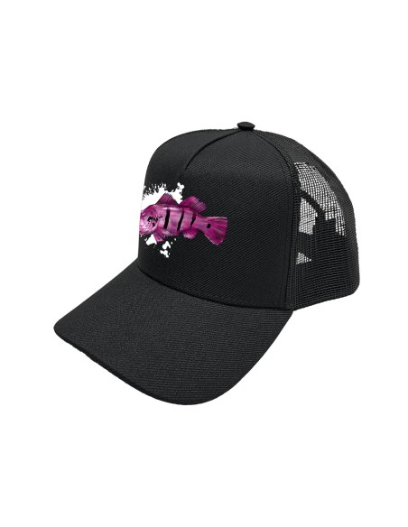 Supercombo de Pesca Tucunaré Pantanal Feminina vista frontal Dryfit com camisa punholuva Dry UV50+, Máscara e Boné