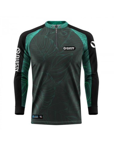 Camisa de Pesca Tucunaré Azul Clean vista frontal Dryfit com proteção UV50+ e punho luva