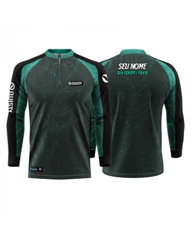 Combo de Pesca Tucunaré Azul Clean frente e costas Dryfit com camisa punholuva Dry UV50+ e Máscara