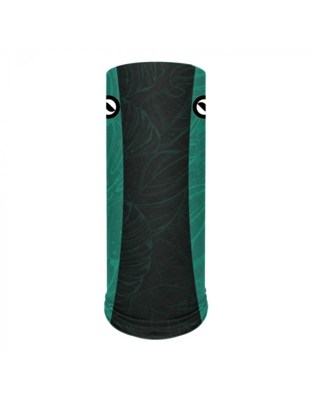 Detalhe da estampa sublimada Combo de Pesca Tucunaré Azul Clean com camisa punholuva Dry UV50+ e Máscara