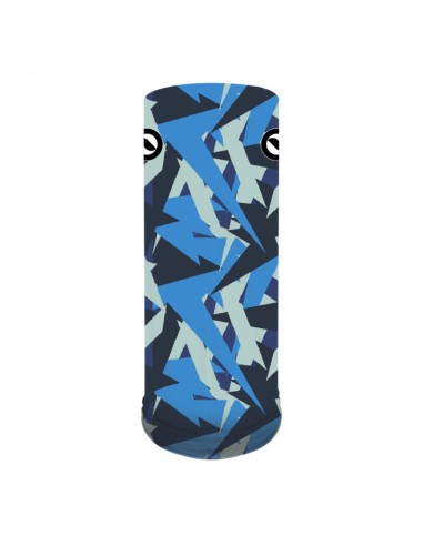 Detalhe da estampa sublimada Supercombo de Pesca Kid Ocelos FLY V110 com camisa punholuva Dry UV50+, Máscara e Boné