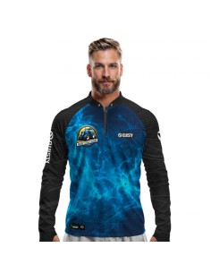 Camisa de Pesca Força do Campo Dryfit com proteção UV50+ e punho luva