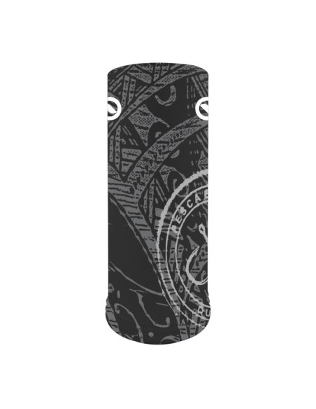 Detalhe da estampa sublimada Combo de Pesca Anzol Black com camisa punholuva Dry UV50+ e Máscara
