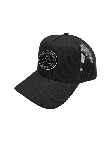Supercombo de Pesca Anzol Black vista frontal Dryfit com camisa punholuva Dry UV50+, Máscara e Boné