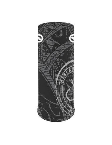 Detalhe da estampa sublimada Supercombo de Pesca Anzol Black com camisa punholuva Dry UV50+, Máscara e Boné