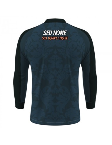 Supercombo de Pesca Tucuna No Stress vista traseira Dryfit com camisa punholuva Dry UV50+, Máscara e Boné