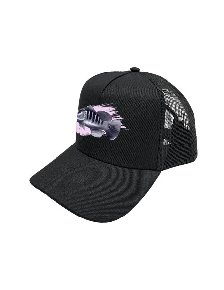 Supercombo de Pesca Tucunaré Azul Feminina – Camisa Punho luva Dry UV50+ com Punho Luva, Máscara e Boné