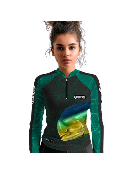 Supercombo de Pesca Dourado do Mar Azul – Camisa Punho luva Dry UV50+ com Punho Luva, Máscara e Boné