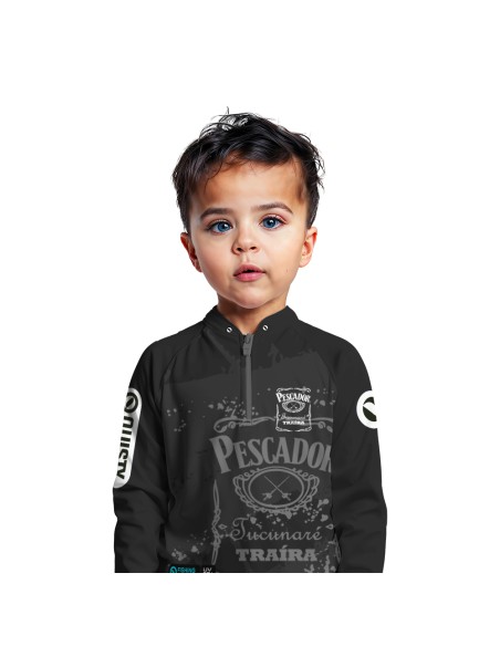 Supercombo de Pesca Pescador Lifestyle – Camisa Punho luva Dry UV50+ com Punho Luva, Máscara e Boné