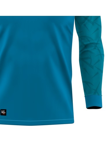 Detalhe da estampa sublimada do Supercombo de Pesca Pro Elite Kid Ocelos Blackbass com Camisa Punho luva Dry UV50+ e Máscara