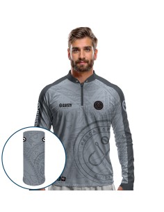 Combo de Pesca Pro Elite Anzol com Camisa Punho luva Dry UV50+ e Máscara