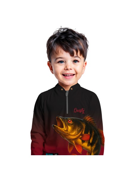 Camisa de Pesca Pro Elite Tucunaré Açu O Soberano das Águas Royal – Dry UV50+ e Punho Luva