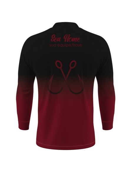 Camisa de Pesca Pro Elite Tucunaré Açu O Soberano das Águas Royal – Dry UV50+ e Punho Luva