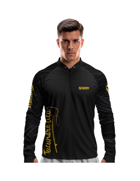 Camisa de Pesca Pro Elite Just Hook It Tucunaré – Dry UV50+ e Punho Luva