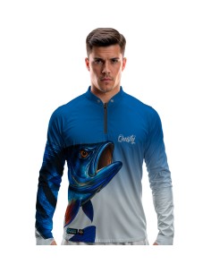 Camisa de Pesca Pro Elite Tucunaré Azul A Lenda do Azulão...