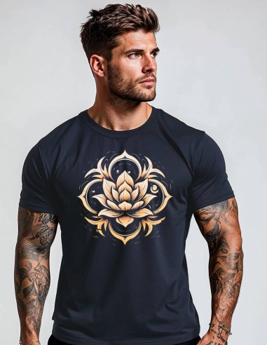Camiseta Dry Fit UV 50+ Flor de Lótus...
