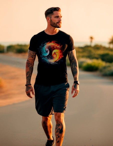 Camiseta Dry Fit UV 50+ Harmonia Yin-Yang