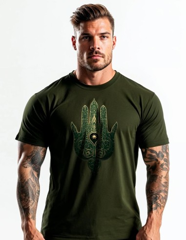 Camiseta Dry Fit UV 50+ Mística Mão...