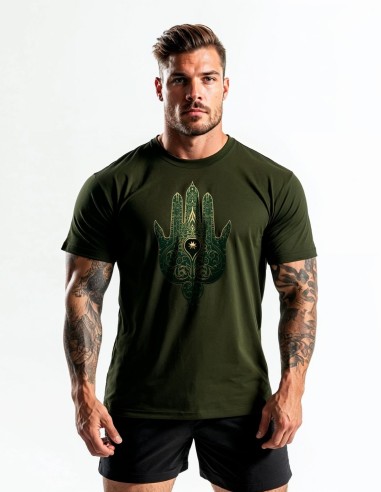 Camiseta Dry Fit UV 50+ Mística Mão...