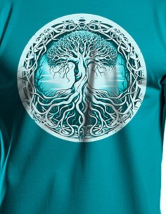 Camiseta Dry Fit UV 50+ Eterna Árvore da Vida 2